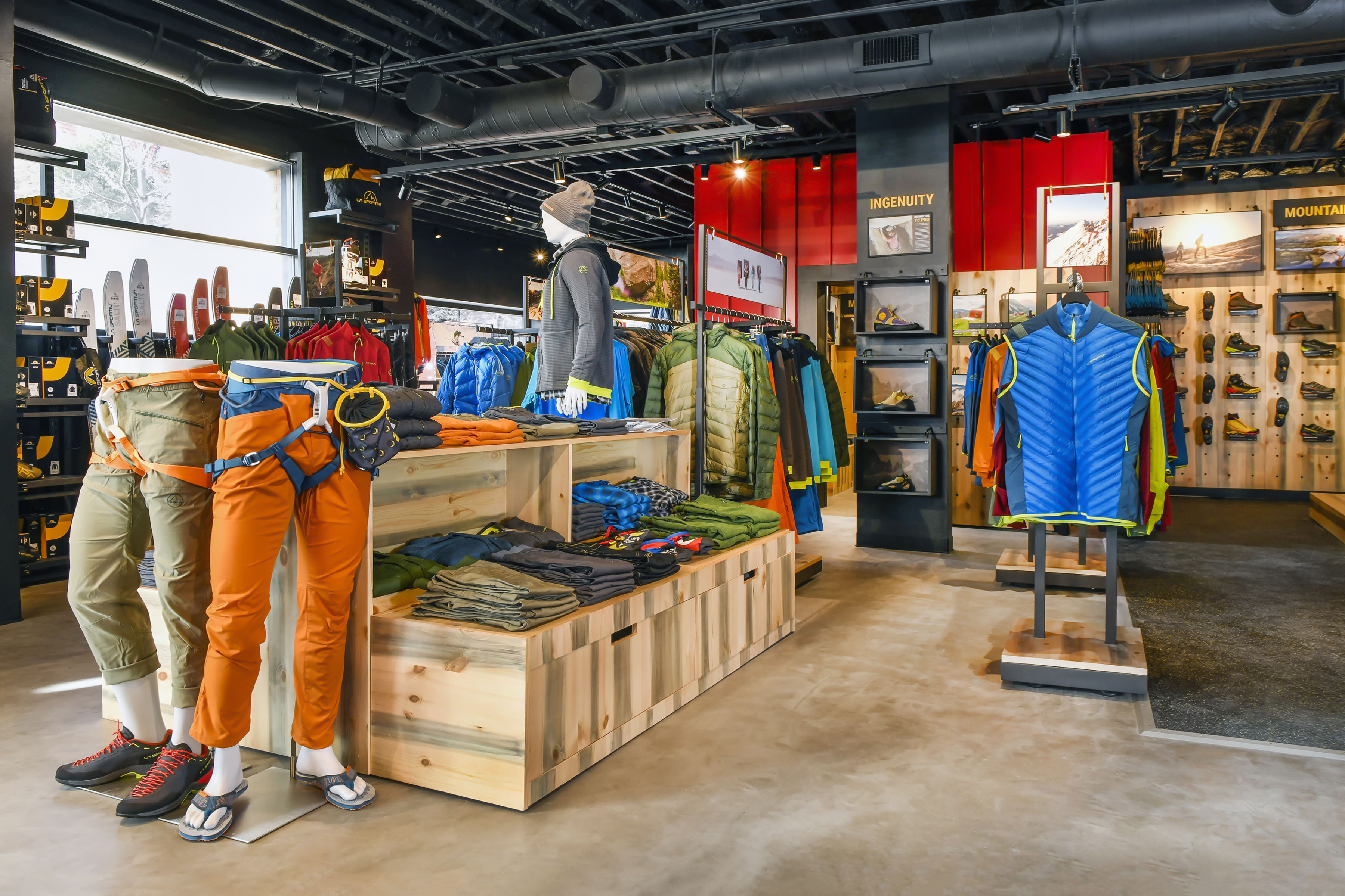 Inside the new Boulder La Sportiva store