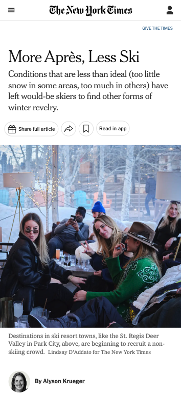 New York Times article screenshot