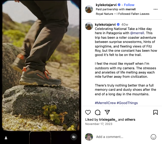 Instagram post screenshot