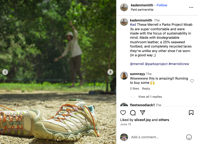 Instagram post screenshot