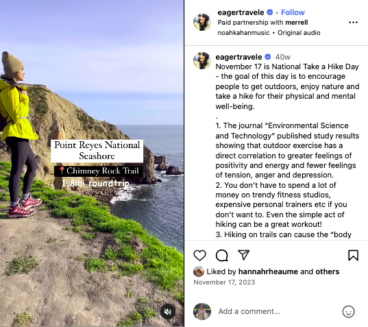 Instagram post screenshot