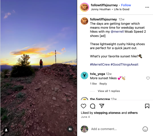 Instagram post screenshot