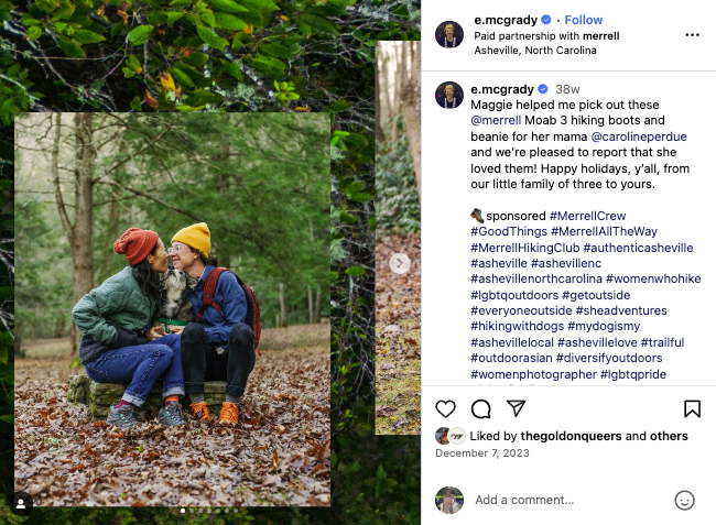Instagram post screenshot