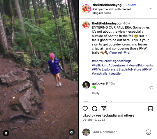 Instagram post screenshot
